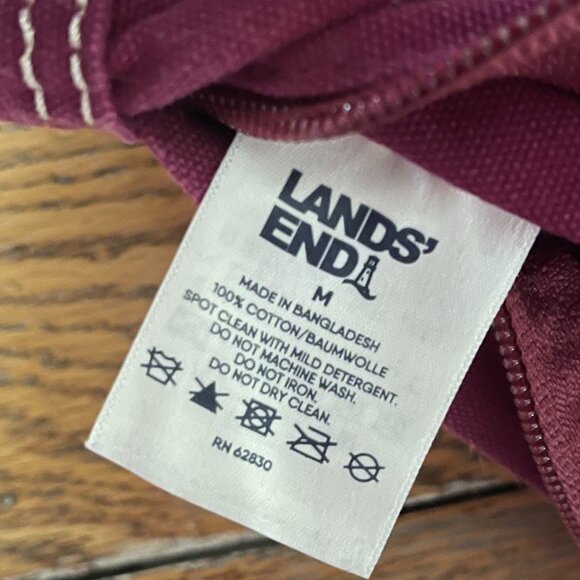 LANDS' END cotton canvas dog bed cover/exc condition/non smoking home25"x35"x - Picture 4 of 10